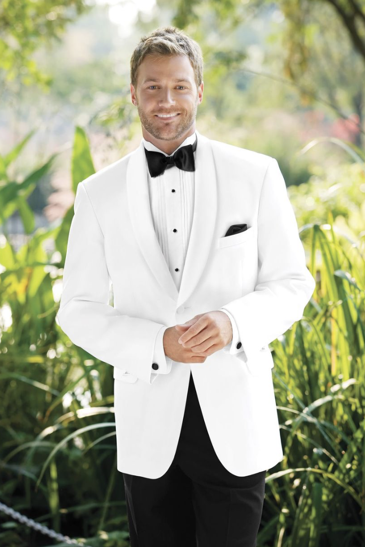 Tuxedo & Suit Style #Stephen Geoffrey White Classic Shawl Tuxedo Default Thumbnail Image