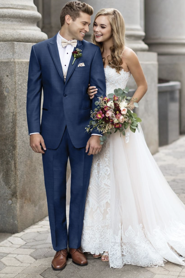 Tuxedo & Suit Style #Ike Behar Indigo Blue Lane Tuxedo Default Thumbnail Image