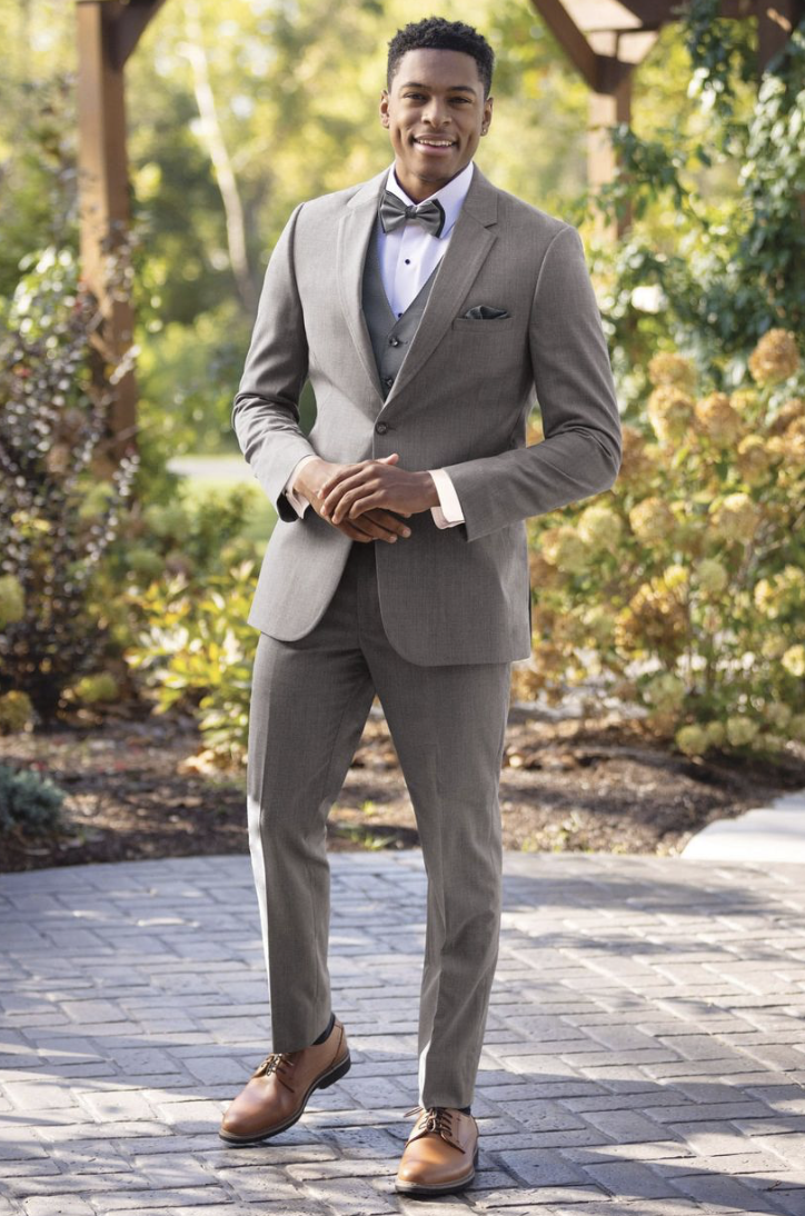 Tuxedo & Suit Style #Michael Kors Medium Grey Performance Wedding Suit Default Thumbnail Image