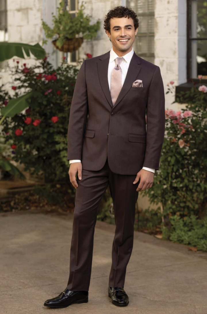 Tuxedo & Suit Style #Couture 1910 Eggplant Stretch Suit Default Thumbnail Image