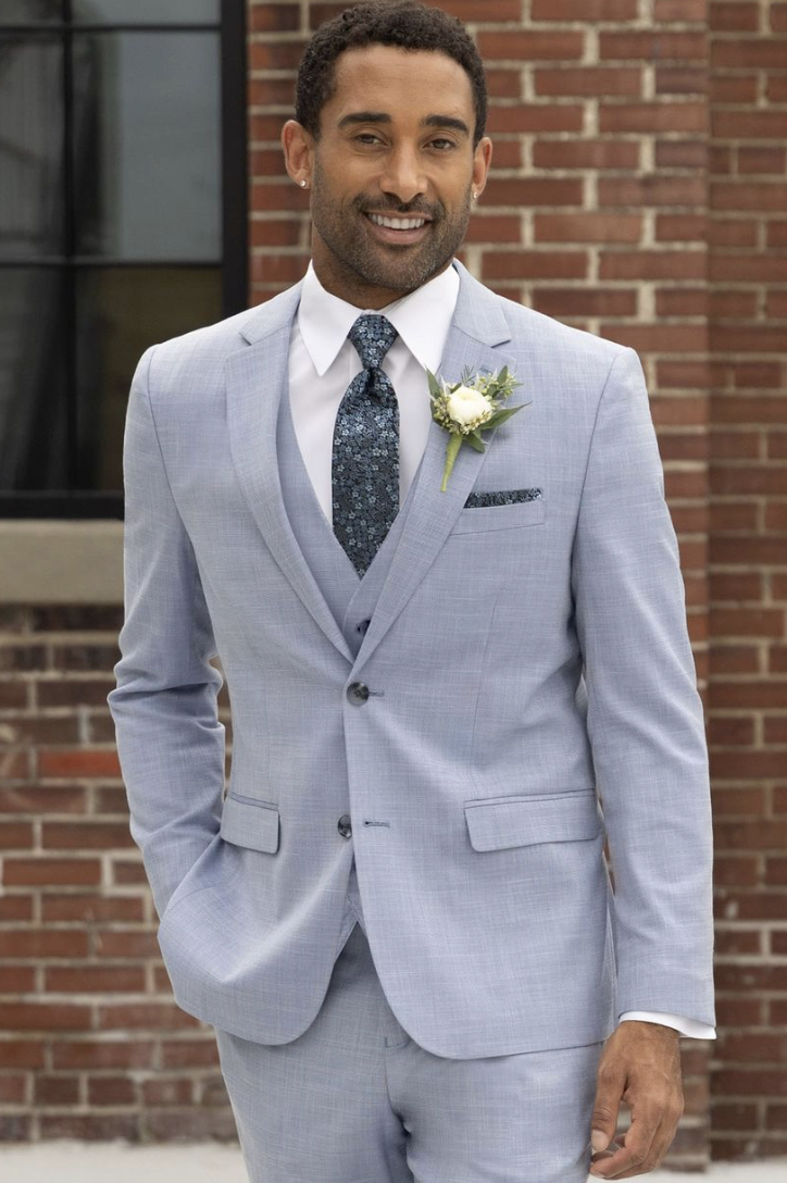 Tuxedo & Suit Style #Couture 1910 Oxford Blue Stretch Suit Default Thumbnail Image