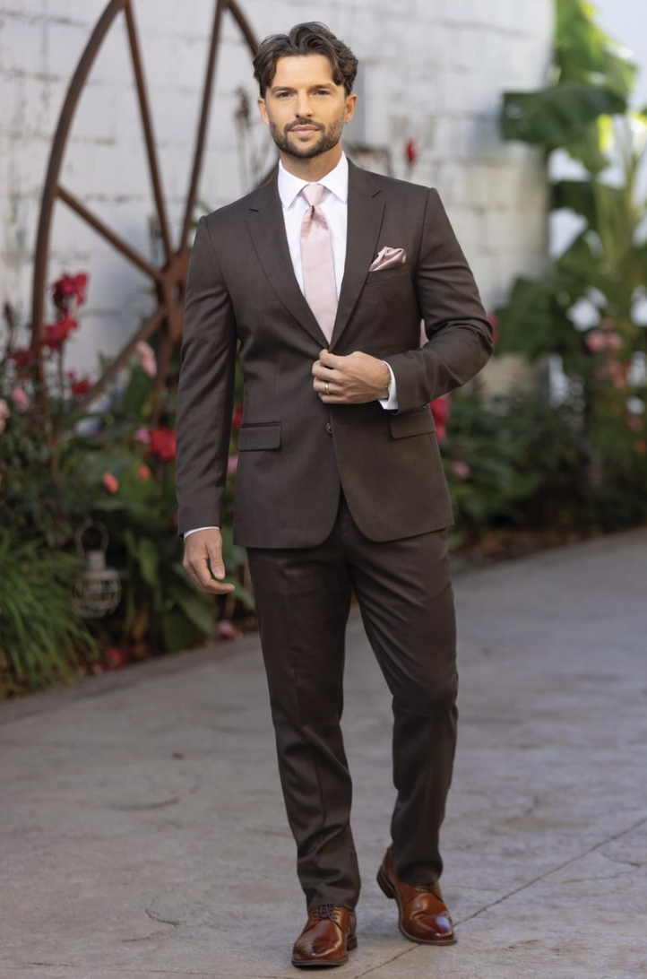 Tuxedo & Suit Style #Couture 1910 Dark Brown Stretch Suit Default Thumbnail Image