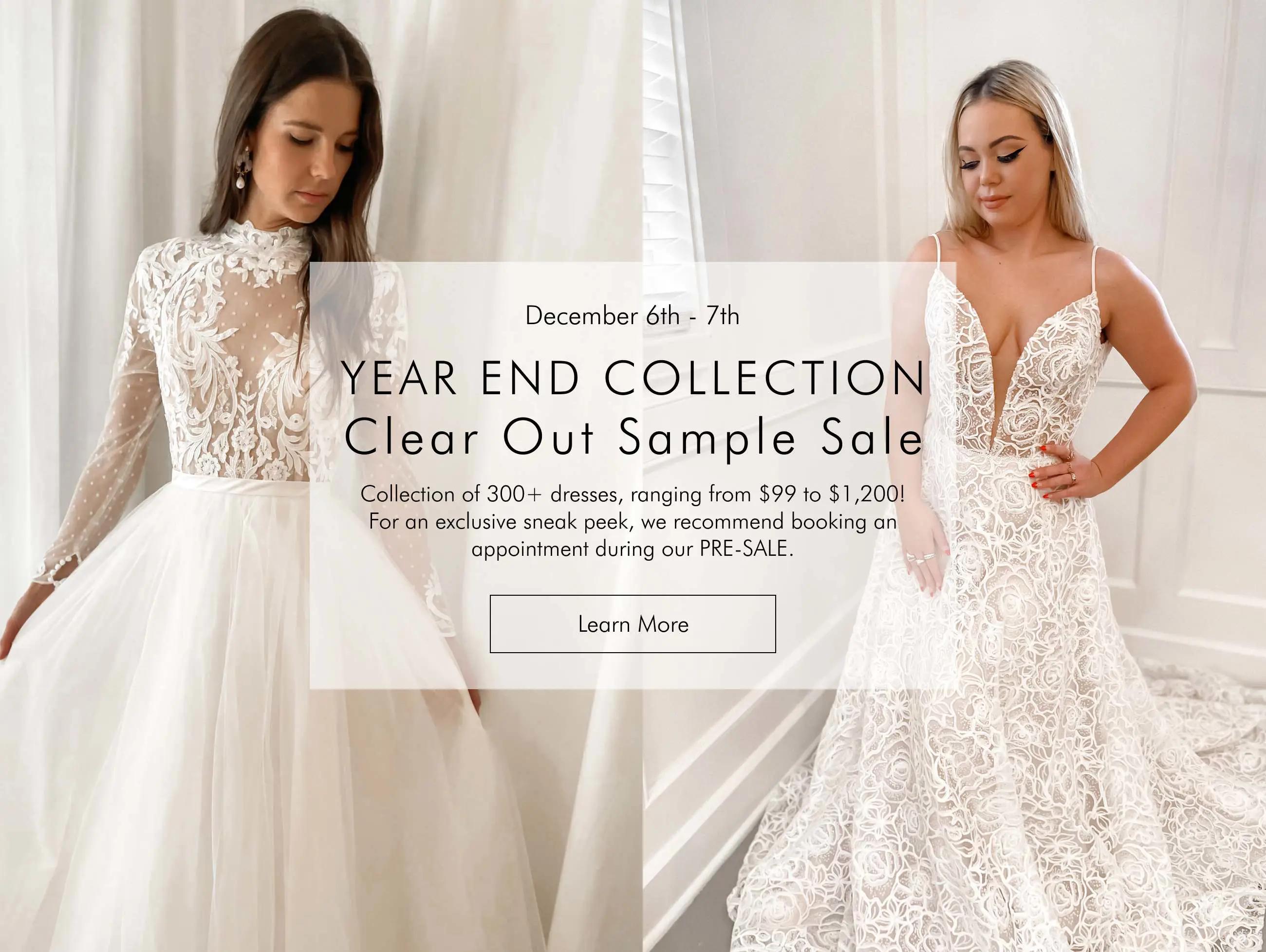 Year end collection clear out sample sale