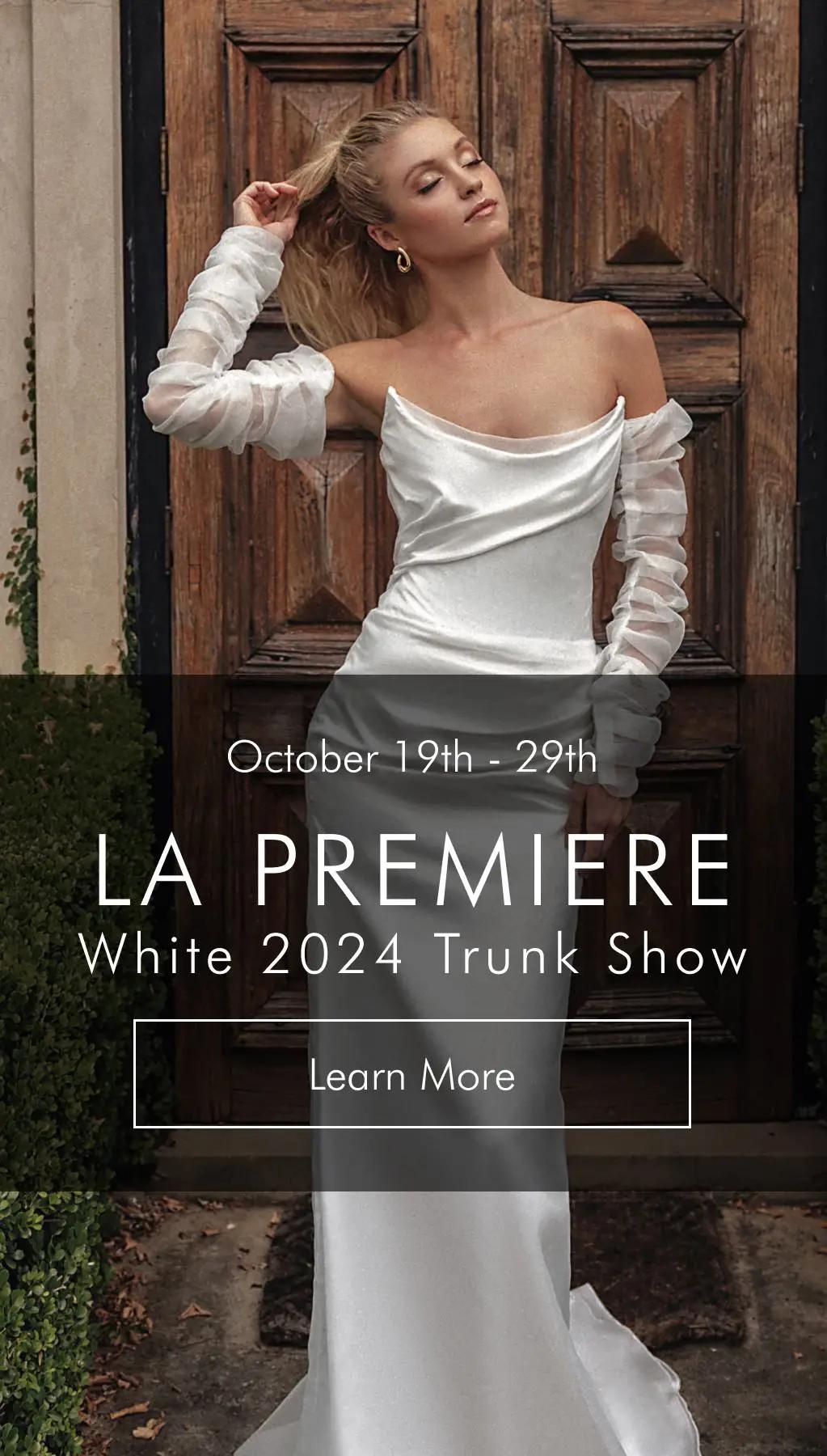 la premiere white 2023 trunk show