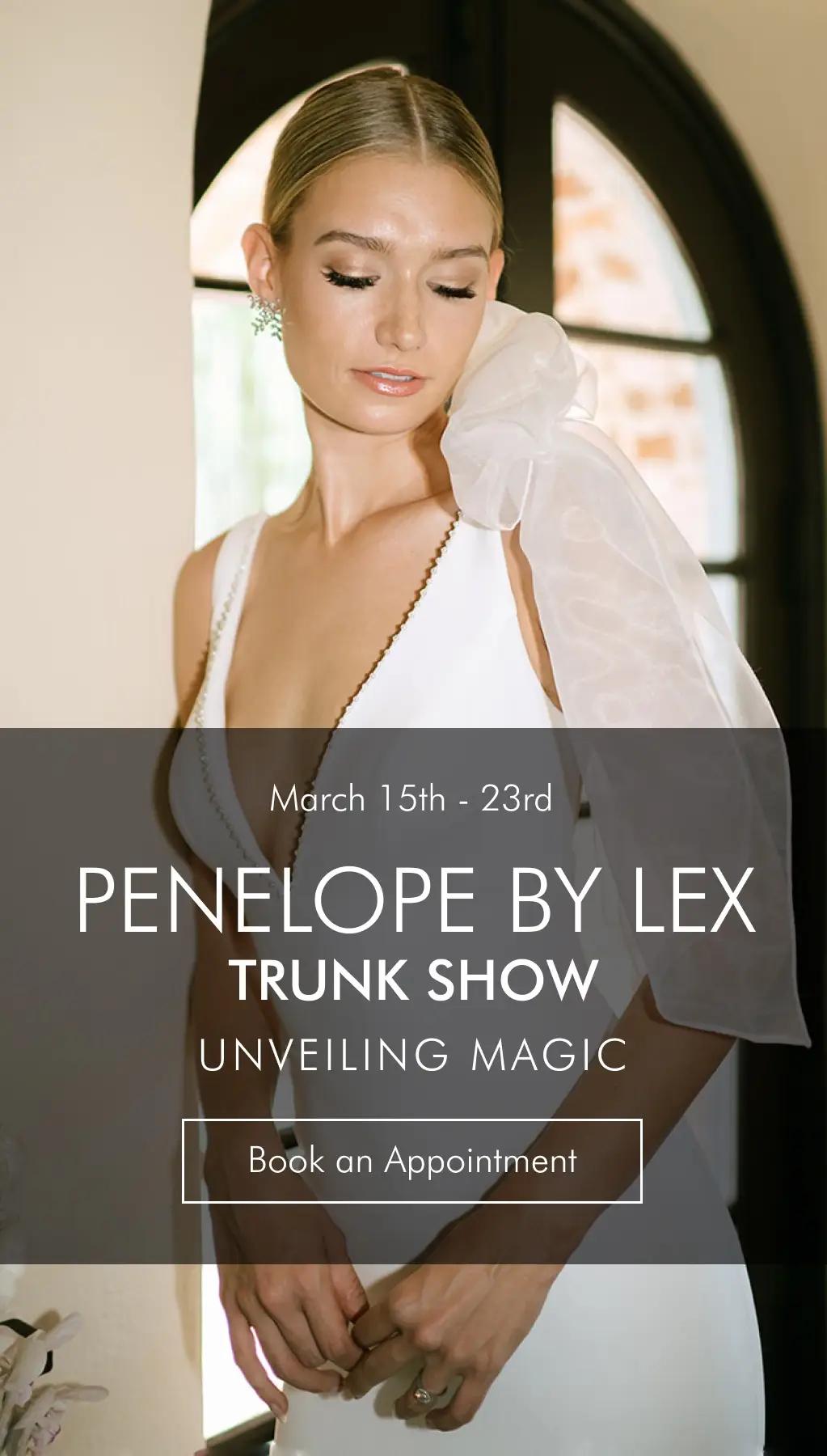 Mobile Penelope by Lex Trunk Show Banner